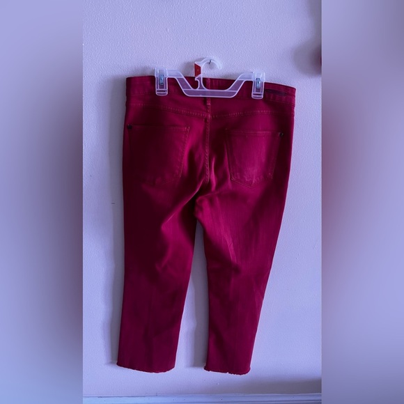 Pilcro and the letterpress Women’s Mid-Rise Ankle Jeans Pants 25 Pink - Picture 6 of 14